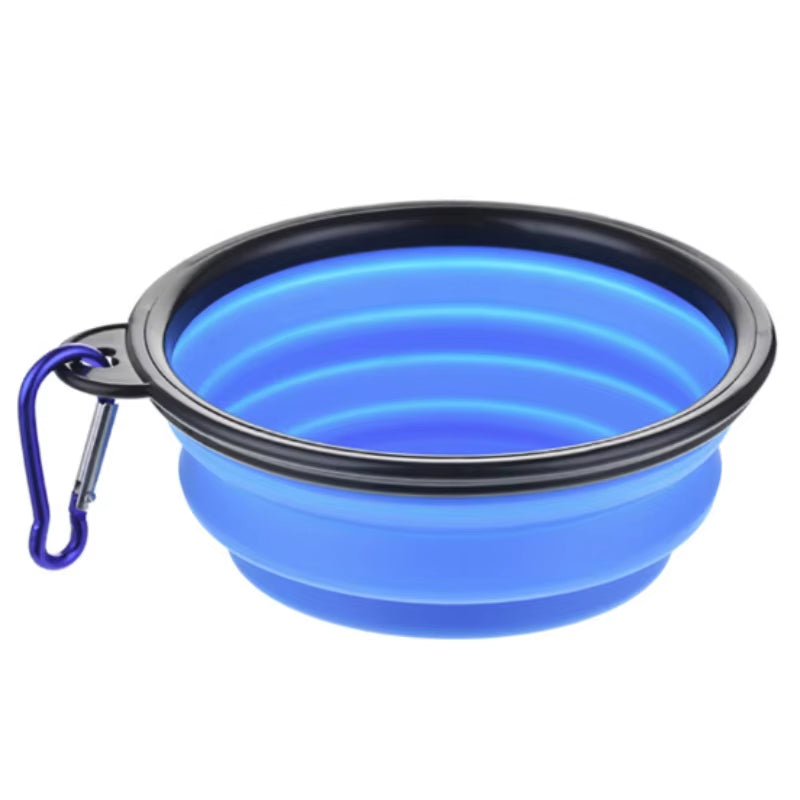 Durable Silicone Collapsible Pet Food Bowl for Cats and Dogs Portable Travel Outdoor Water and Food Bowl for Pets