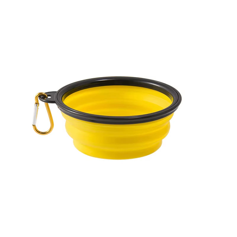 Durable Silicone Collapsible Pet Food Bowl for Cats and Dogs Portable Travel Outdoor Water and Food Bowl for Pets