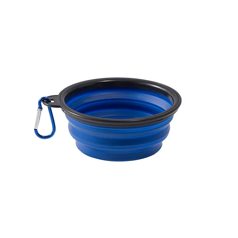 Durable Silicone Collapsible Pet Food Bowl for Cats and Dogs Portable Travel Outdoor Water and Food Bowl for Pets