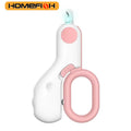 LED Light Cat Dog Nail Clipper Cutter Professional Pet Claw Trimmer with Safety Lock Puppy Kitten Animals Care Grooming Tool Kit