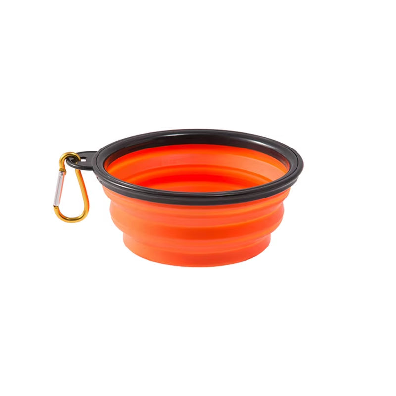 Durable Silicone Collapsible Pet Food Bowl for Cats and Dogs Portable Travel Outdoor Water and Food Bowl for Pets