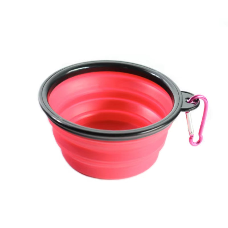 Durable Silicone Collapsible Pet Food Bowl for Cats and Dogs Portable Travel Outdoor Water and Food Bowl for Pets